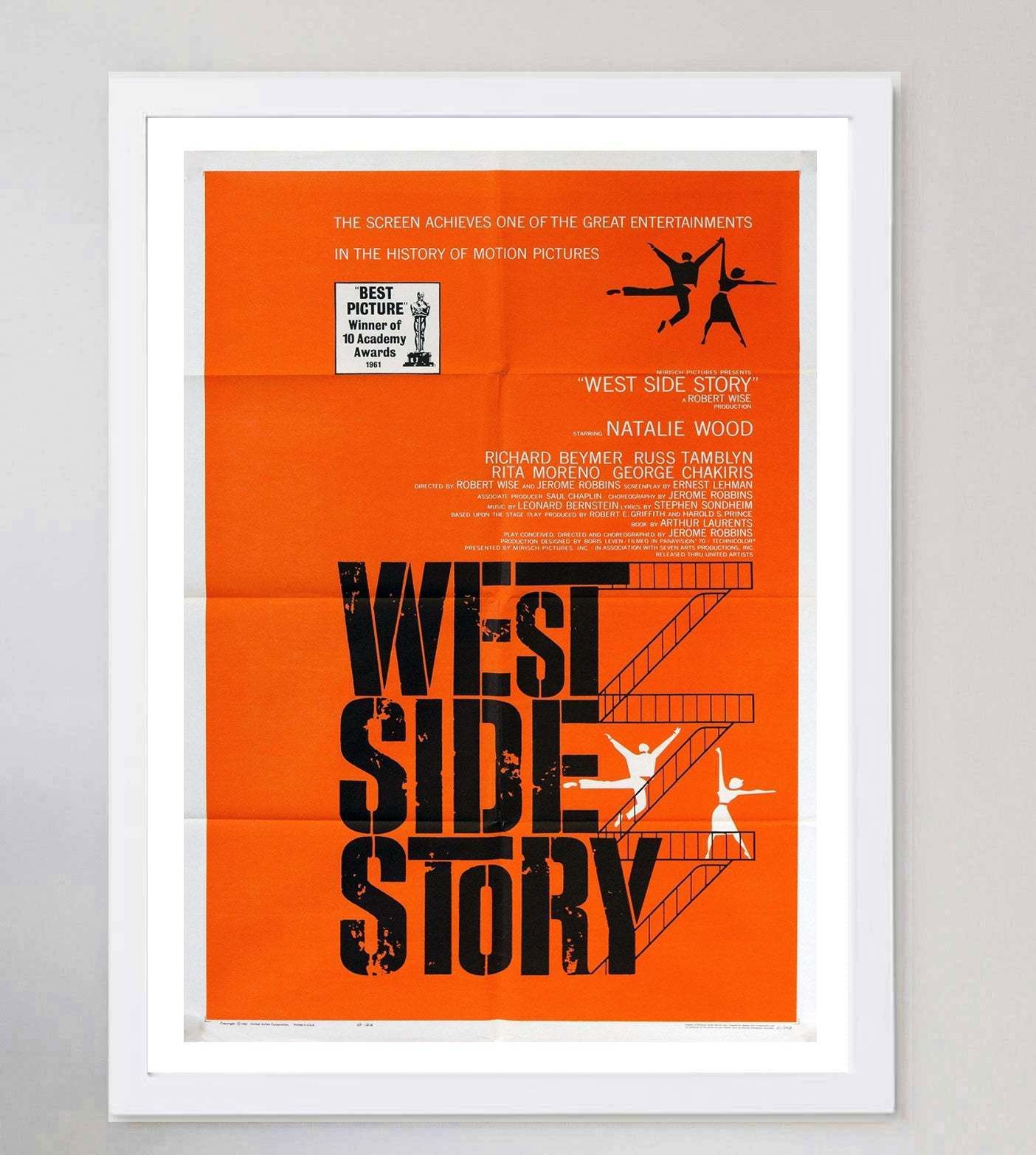 West Side Story Original Vintage Poster photo for sale