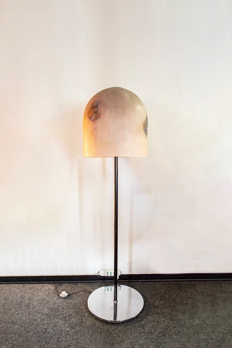 Italian Medusa Lamp In Murano Glass By Alfredo Barbini, 1964