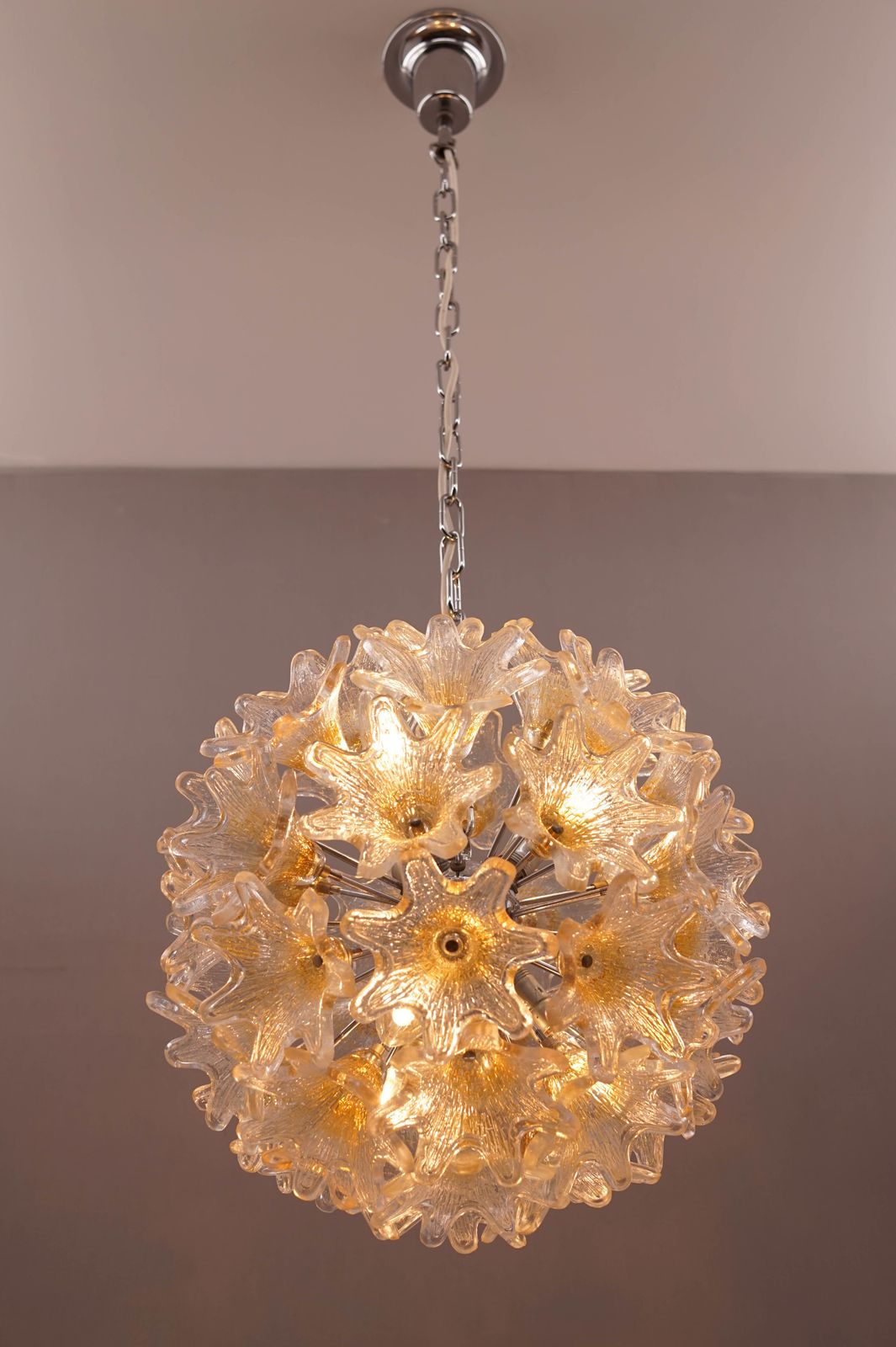 Murano Glass Flower Chandelier By Veart photo 1800.0