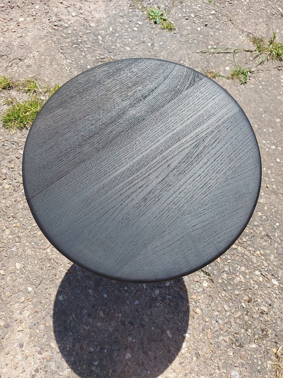 Lovely Matt Black/Ebonised Side/Wine/Lamp Table photo Furniture
