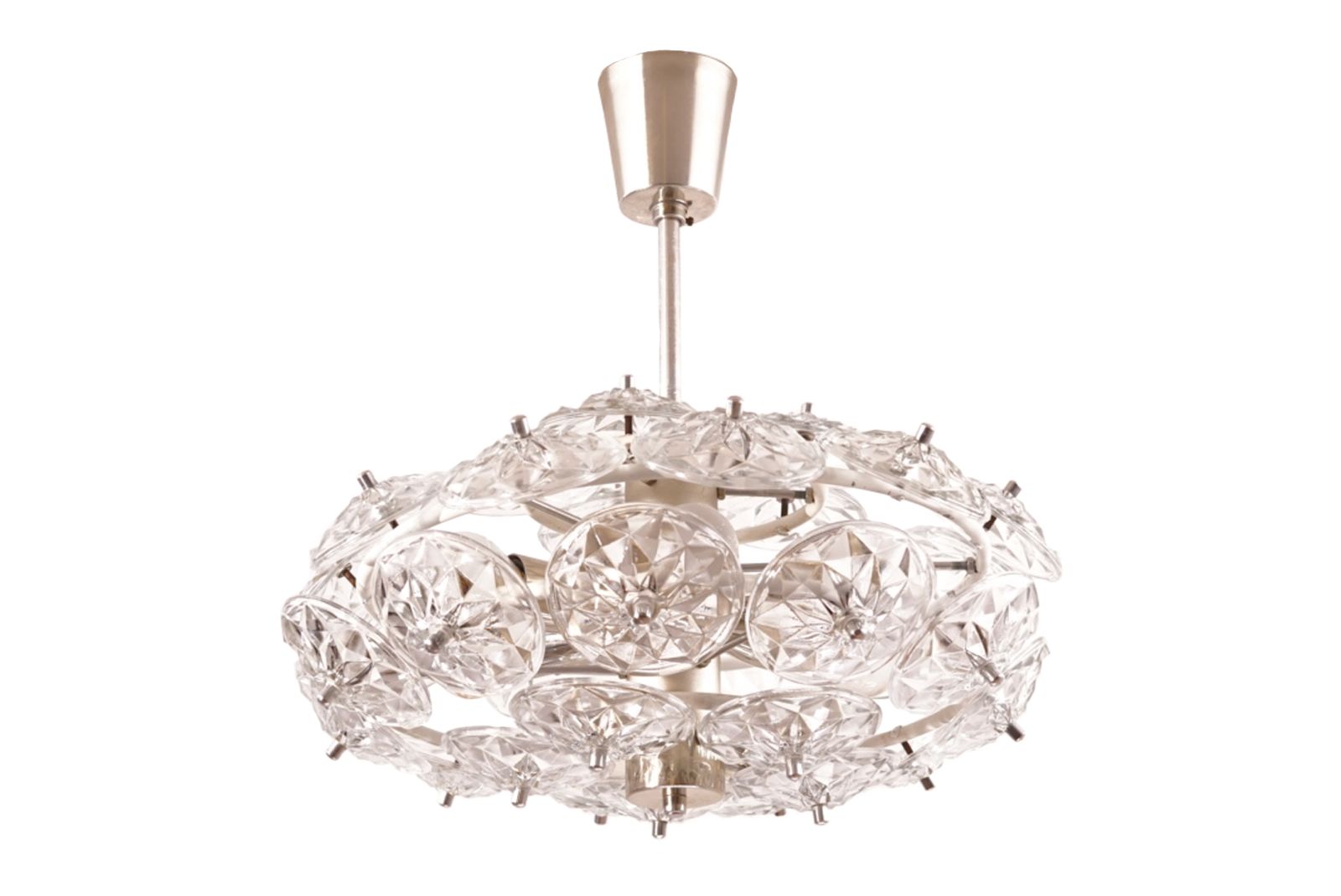 German Dandelion Sputnik Chandelier