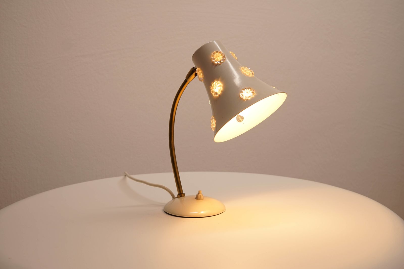 Pair Of Emil Stejnar Table Lamps With White Shades photo buy