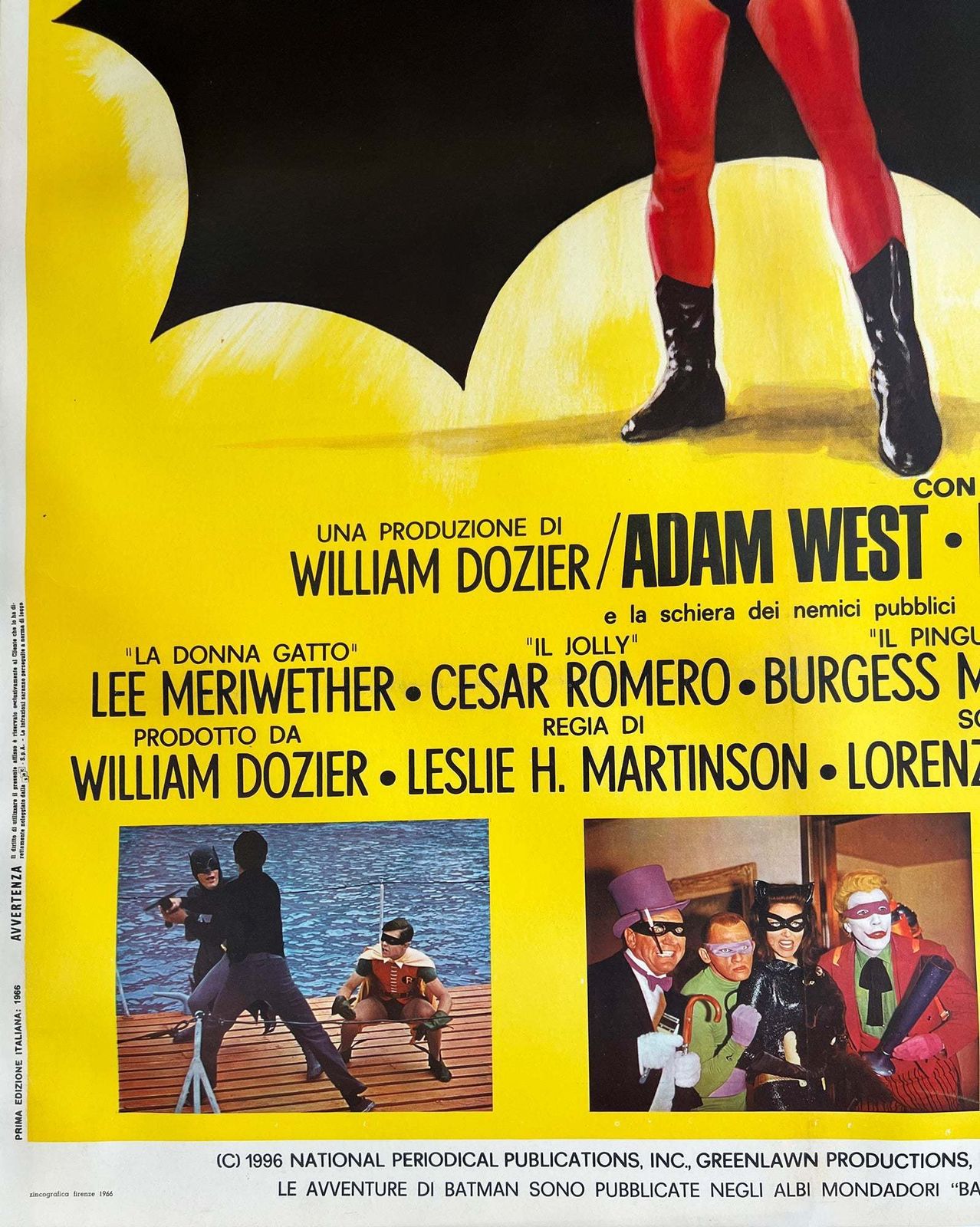 Batman 1966 Italian 2 Sheet Film Poster photo buy