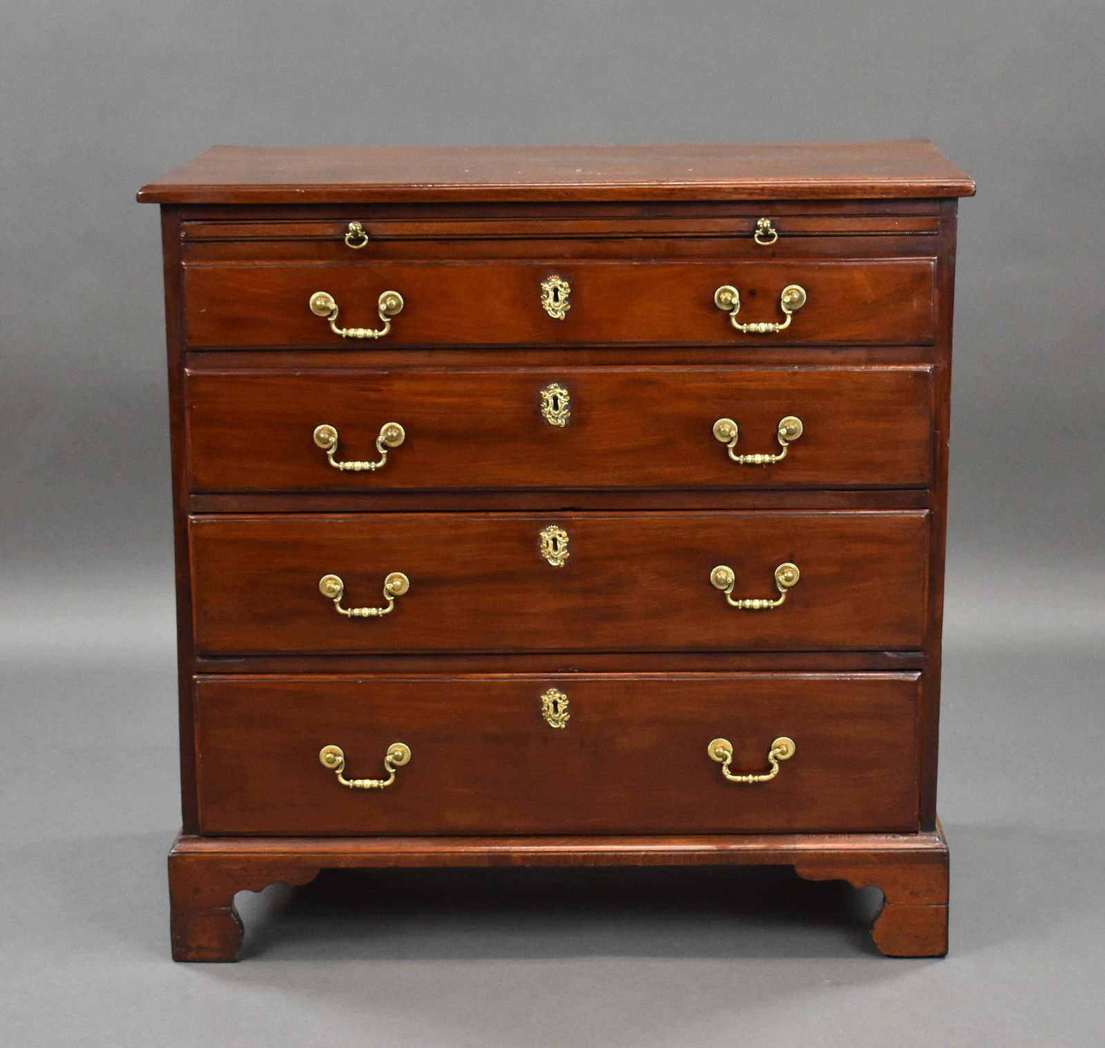 19th Century English George III Mahogany Chest Of Drawers photo furniture