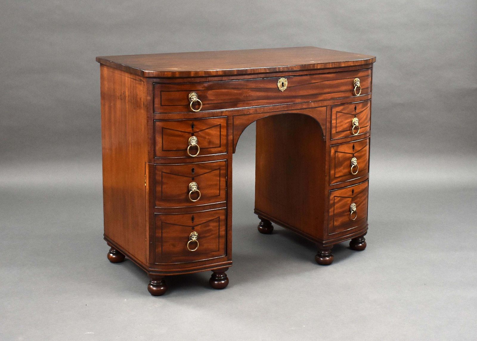 19th Century English Regency Period Mahogany Gentleman's Dressing Chest photo furniture
