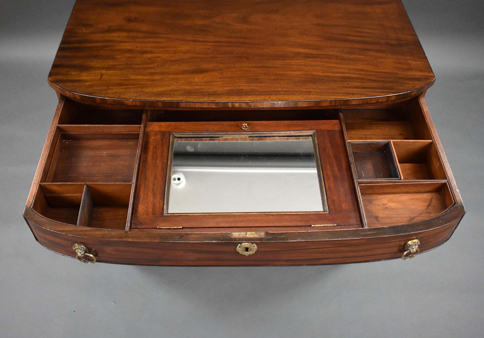 photo furniture 19th Century English Regency Period Mahogany Gentleman's Dressing Chest