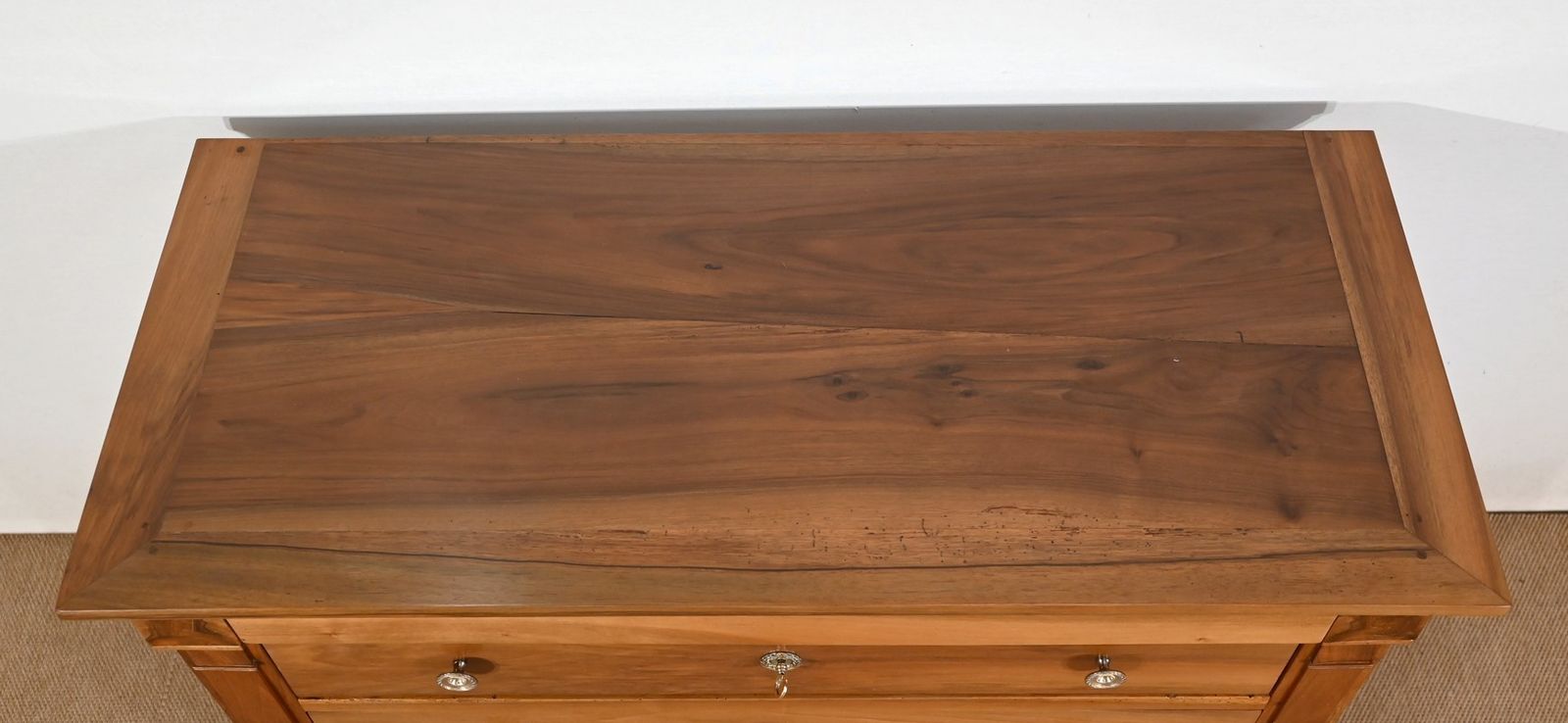 Small Chest Of Drawers In Solid Walnut, Directoire Period   Early 19th Century photo 3950.05