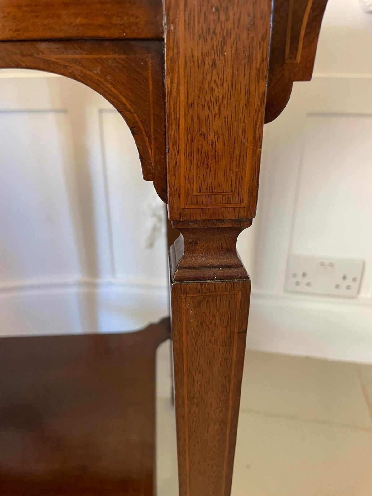 Fine Quality Antique Inlaid Mahogany Occasional/Lamp Table photo furniture