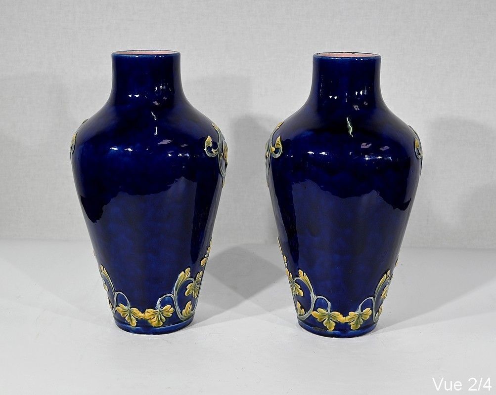 Pair Of Ceramic Vases, Art Nouveau – 1900 photo 381.1