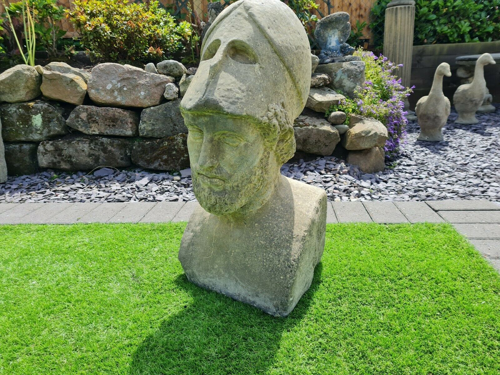 Pericles Greek Statesman !Garden Ornemant English Stone ( Delivery Available Via Our Own Specialist Courier Company 0195. photo vintage