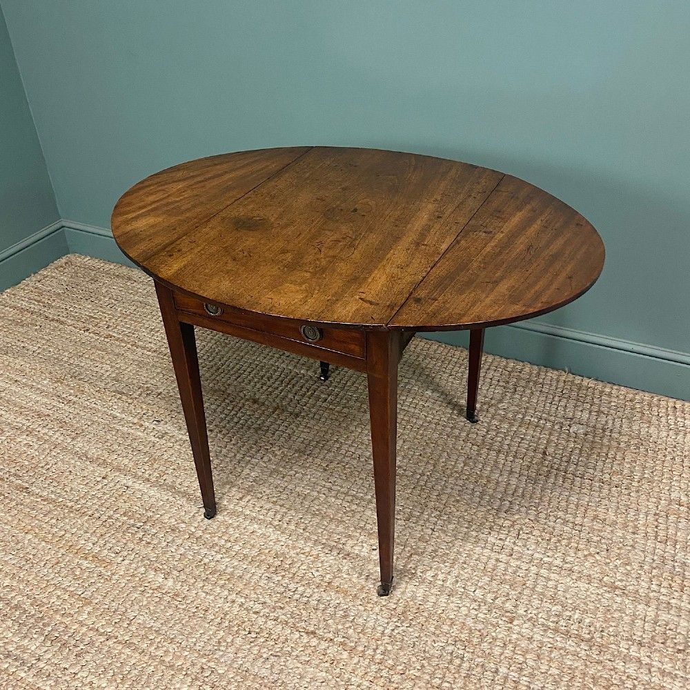 Country House Regency Mahogany Antique Pembroke Table photo for sale