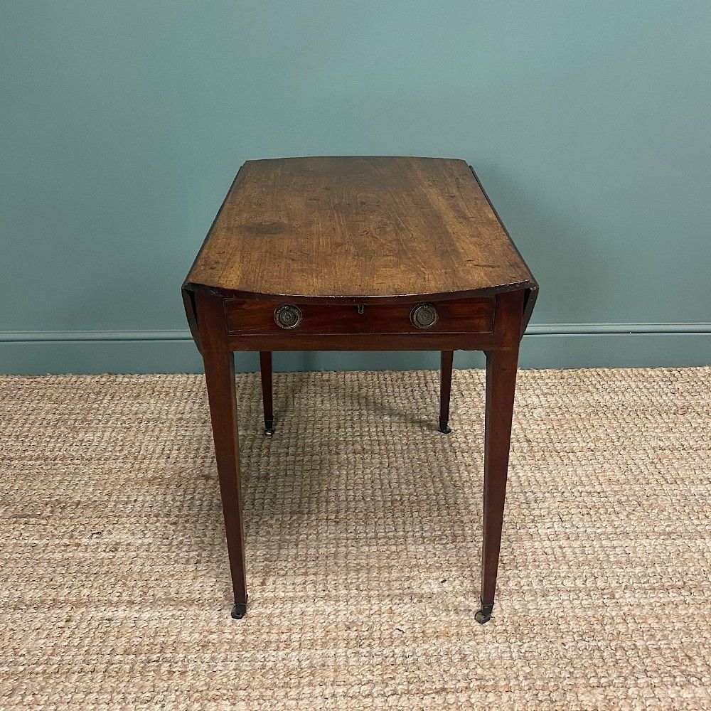 Country House Regency Mahogany Antique Pembroke Table photo vinterior