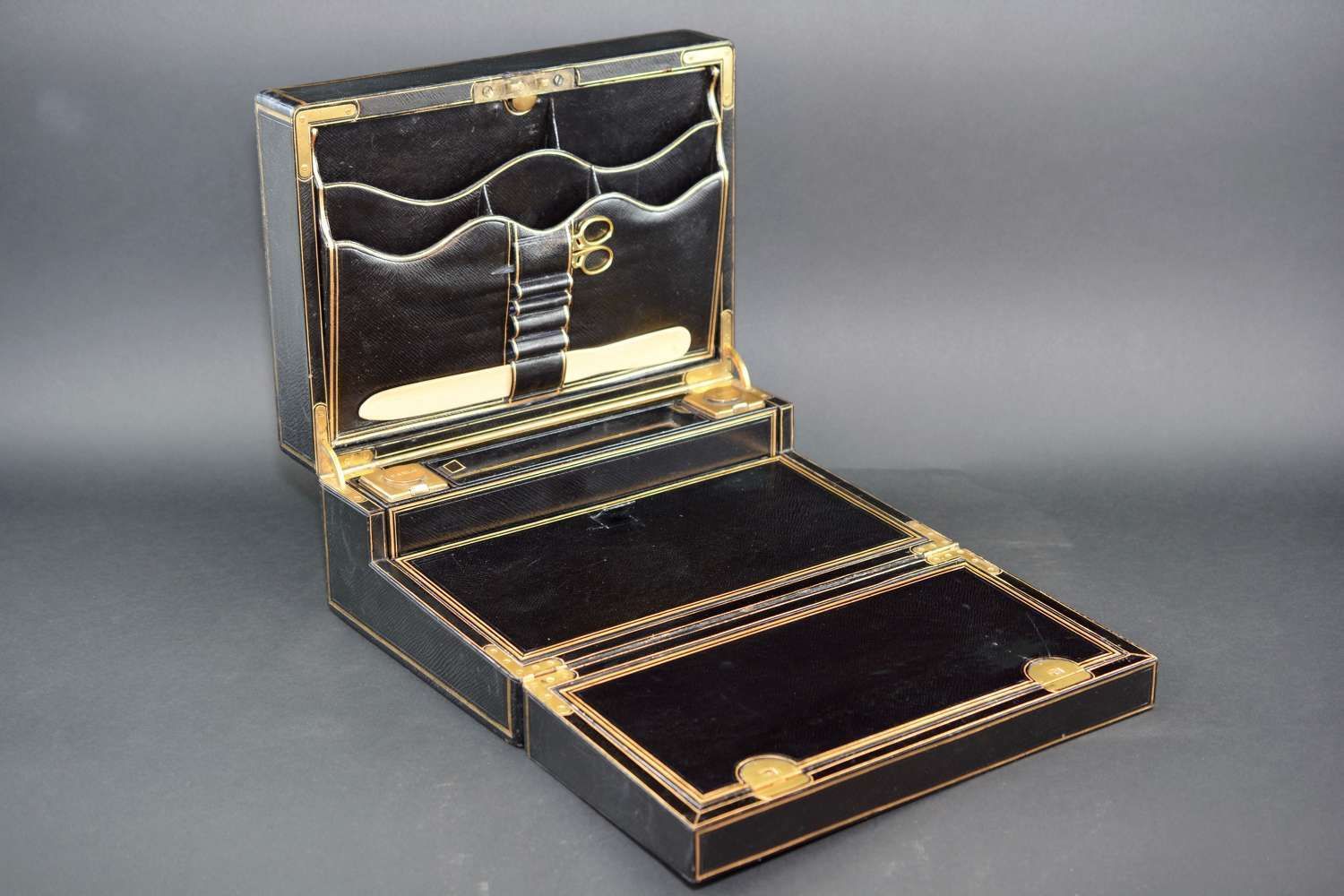 Victorian Writing Box By P&F Shafer Of 27 Piccadilly London photo for sale