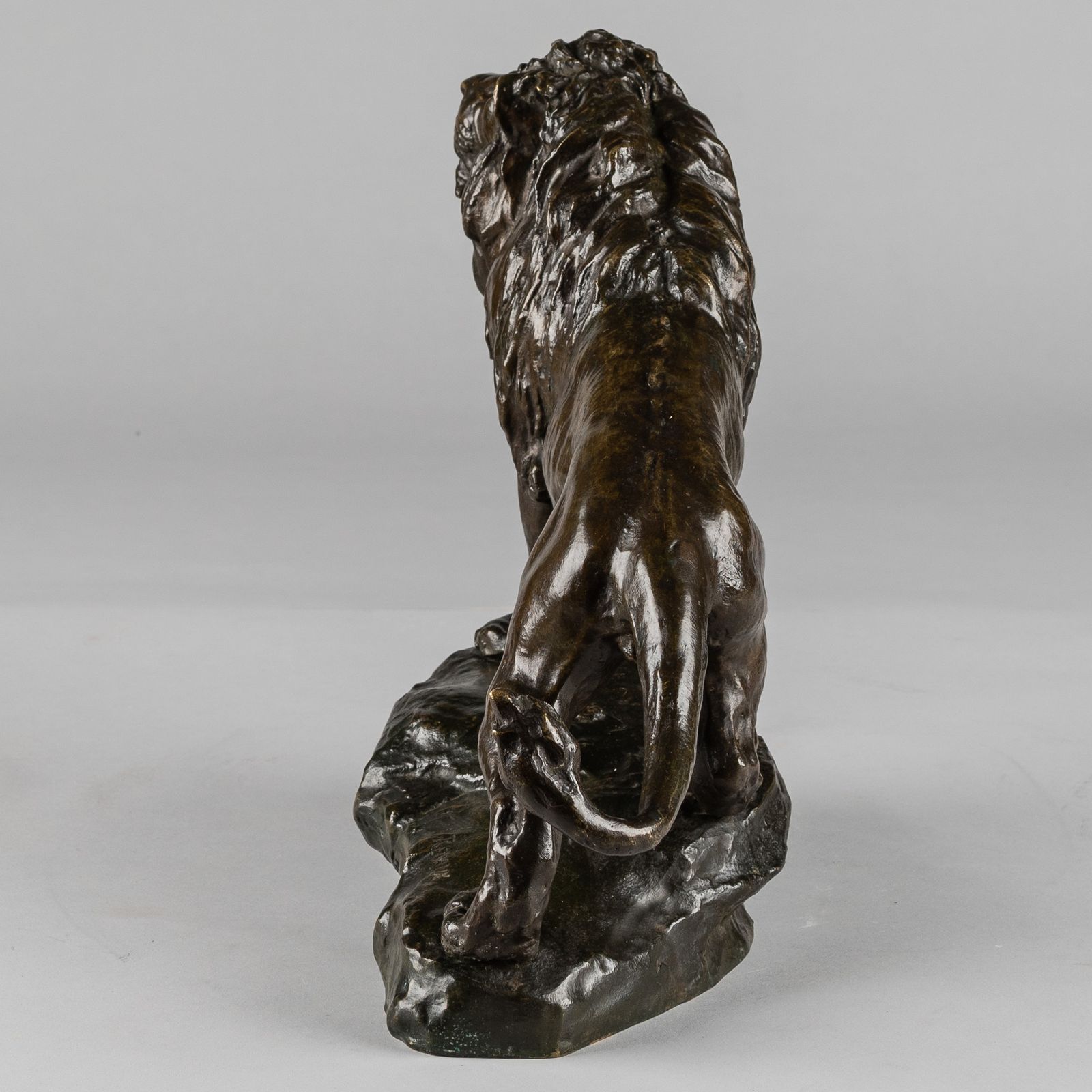 19th Century French Bronze Sculpture Of A Standing Lion photo buy