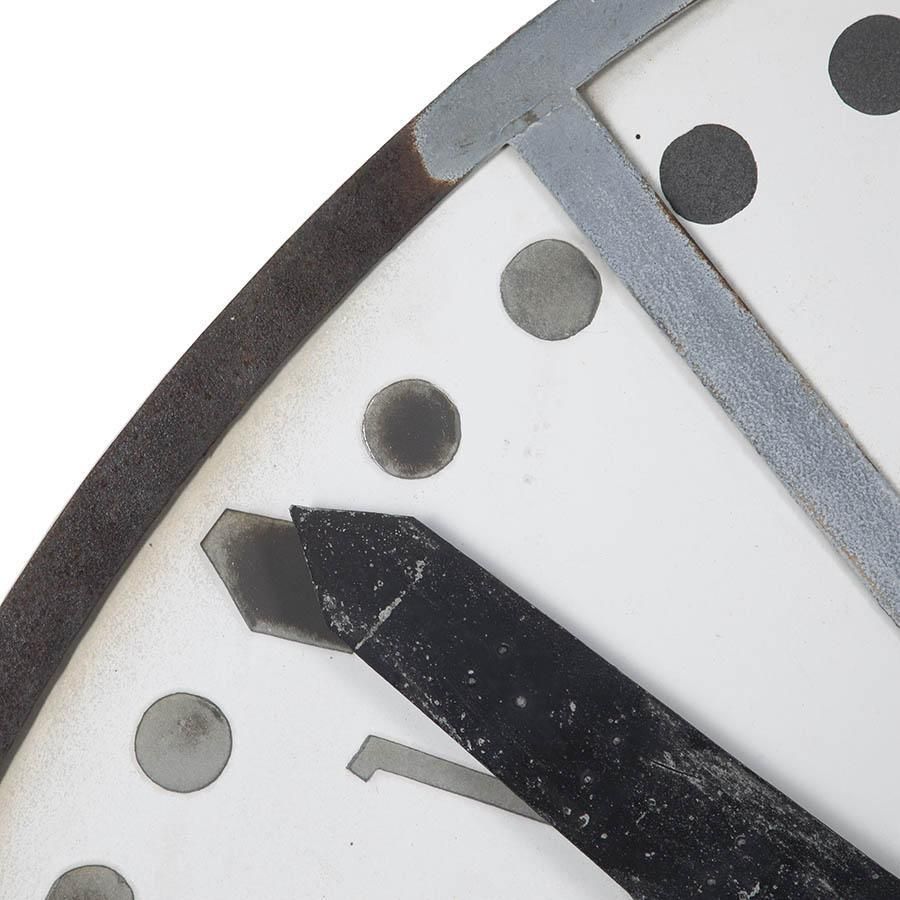 Large French Enamelled Clock Face photo Home Decor