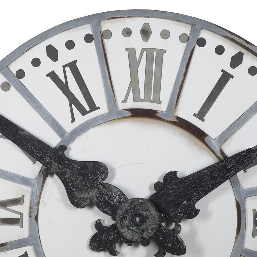 Large French Enamelled Clock Face photo vinterior