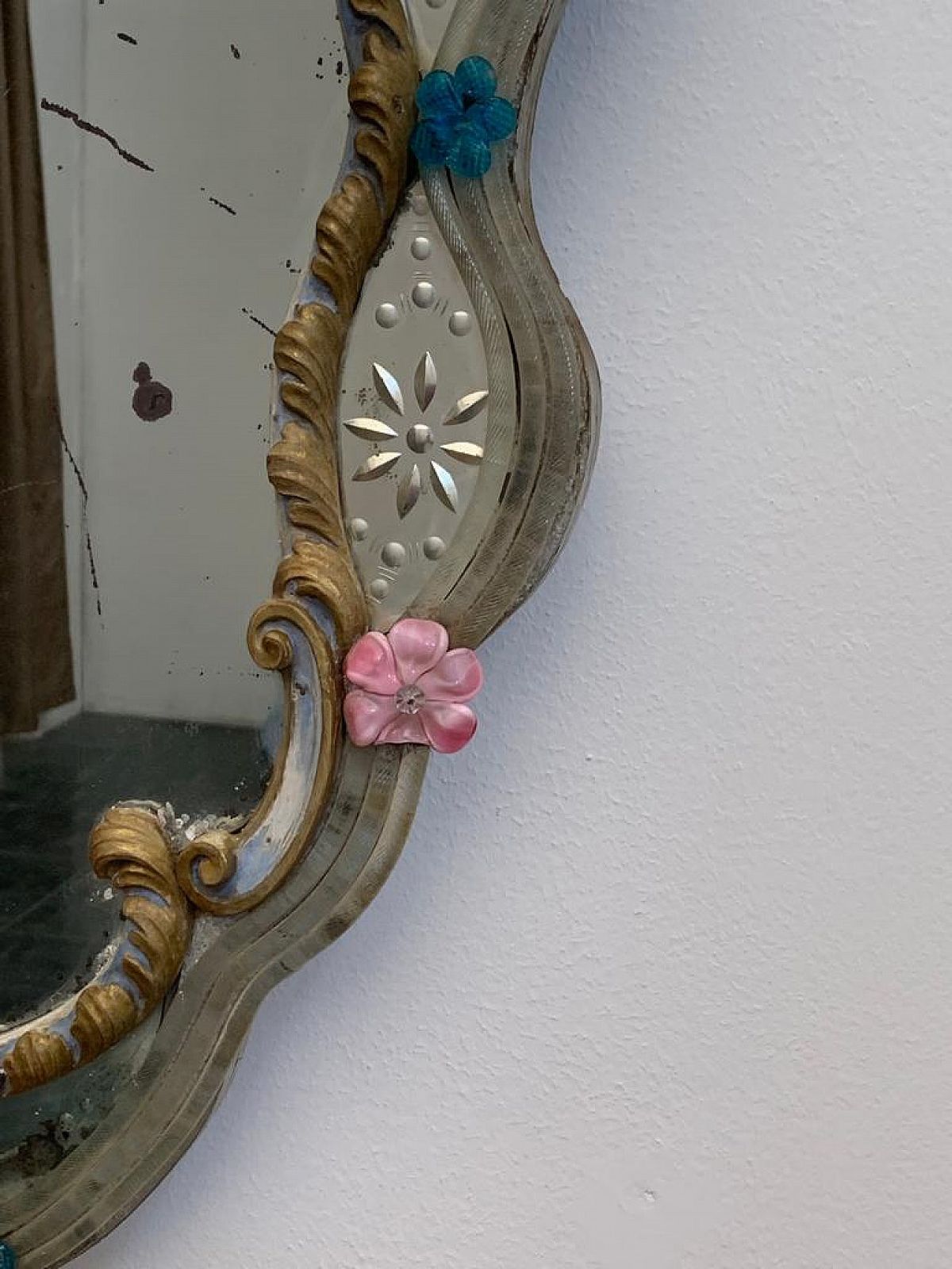 photo vintage Pair Of Mirrors In The Venetian Baroque Style, 1700s