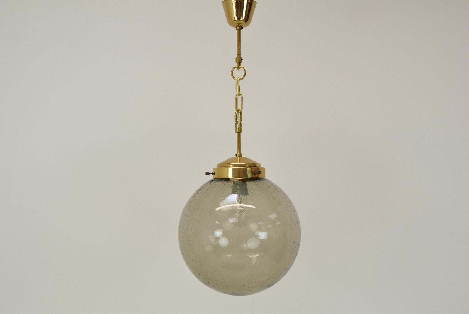 Mid Century Big Glass Pendant/Kamenicky Senov,1970's. photo furniture