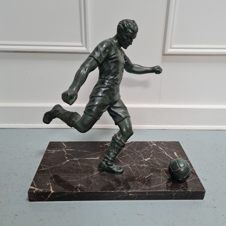 Decorative Large Figure Of Footballer C1950 Free Delivery