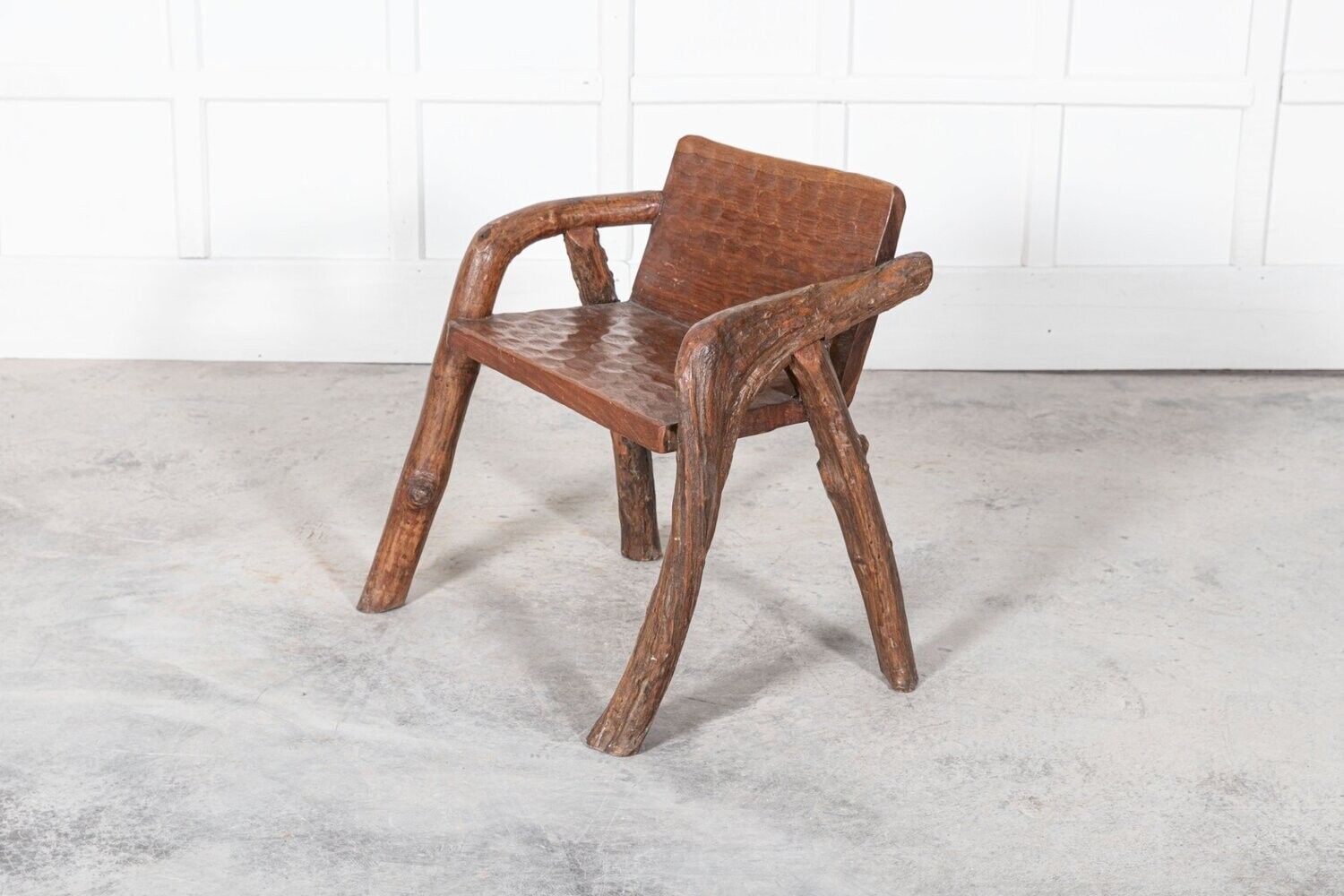 Mid Century Provincial French Fruitwood Root Chair photo furniture