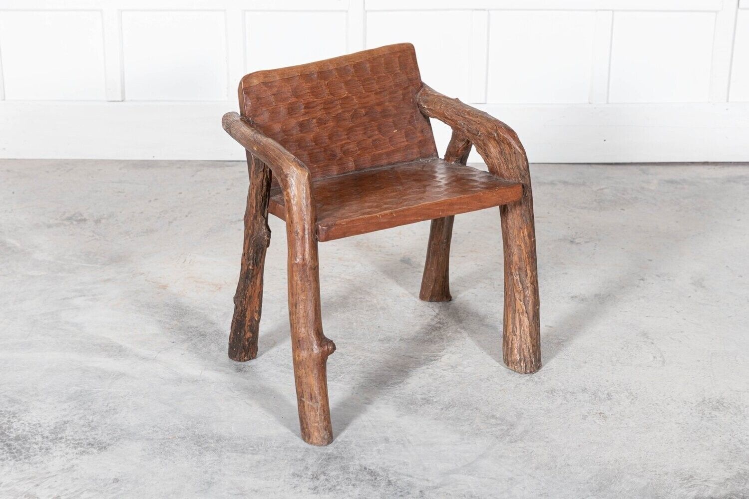 Mid Century Provincial French Fruitwood Root Chair photo 1553.0