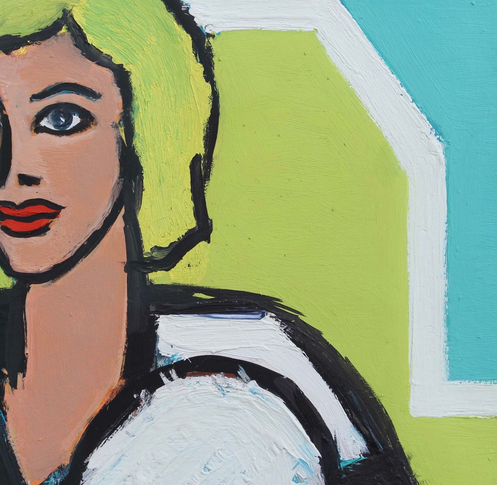 'The Tennis Star' By Luc Martinsen (1995) photo vinterior