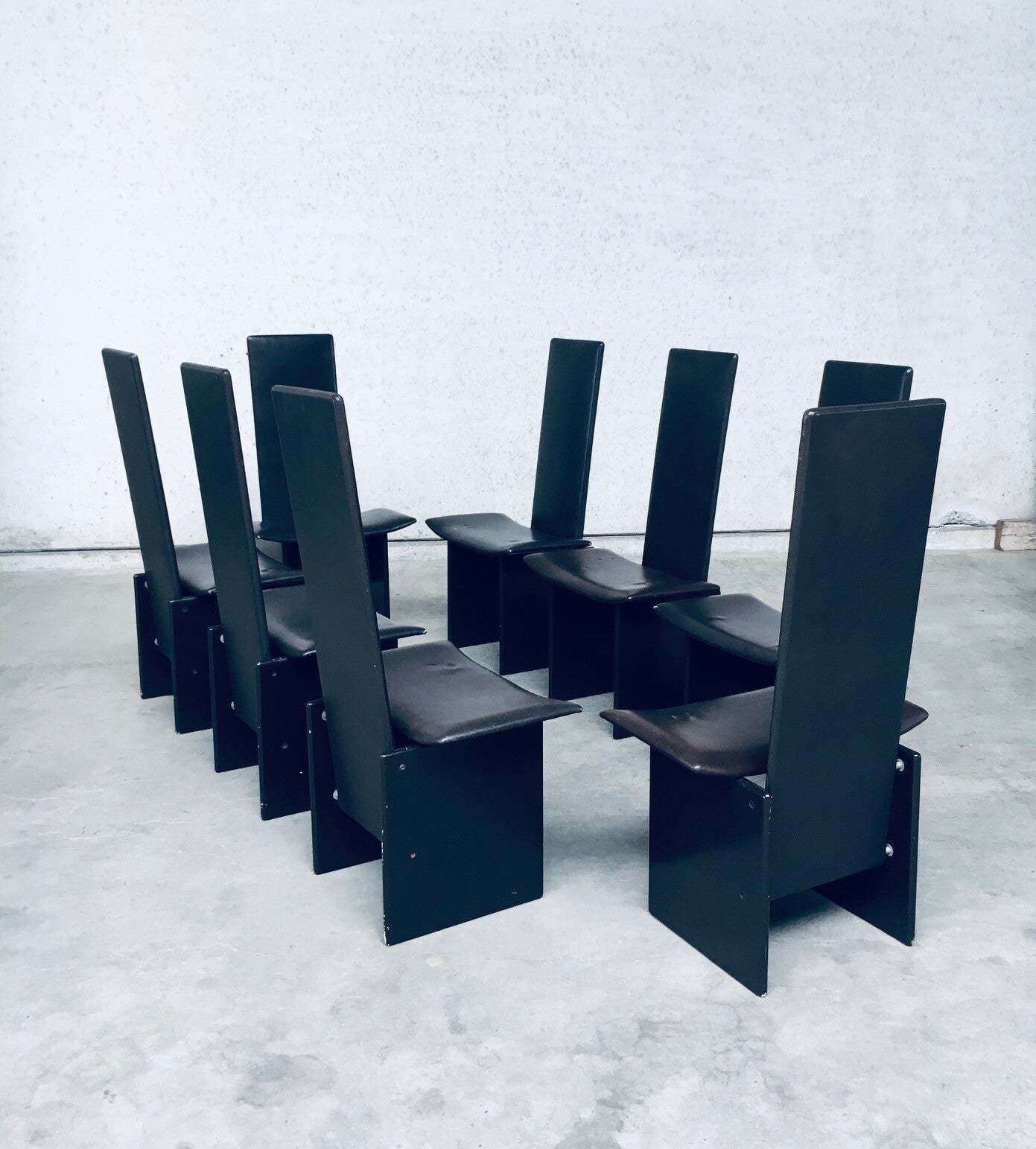 Postmodern Design Rennie Eetkamerstoelen, Set Van Kazuhide Takahama Voor Simon Gavina, Italië, Jaren 1980 photo Meubels
