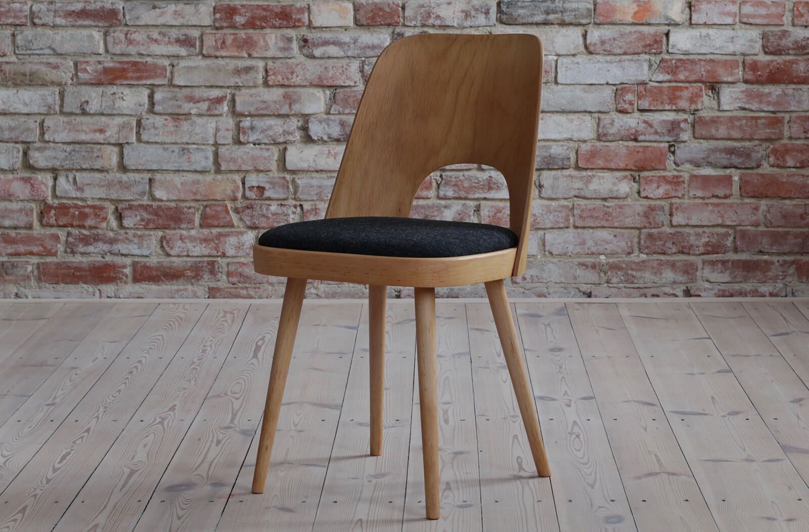 photo vinterior Set Of 8 Dining Chairs By Oswald Haerdtl, Reupholstered In Kvadrat Fabric
