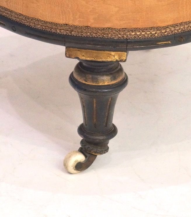A Rare Pair Of Antique French Ebonised Childs Chairs photo vinterior