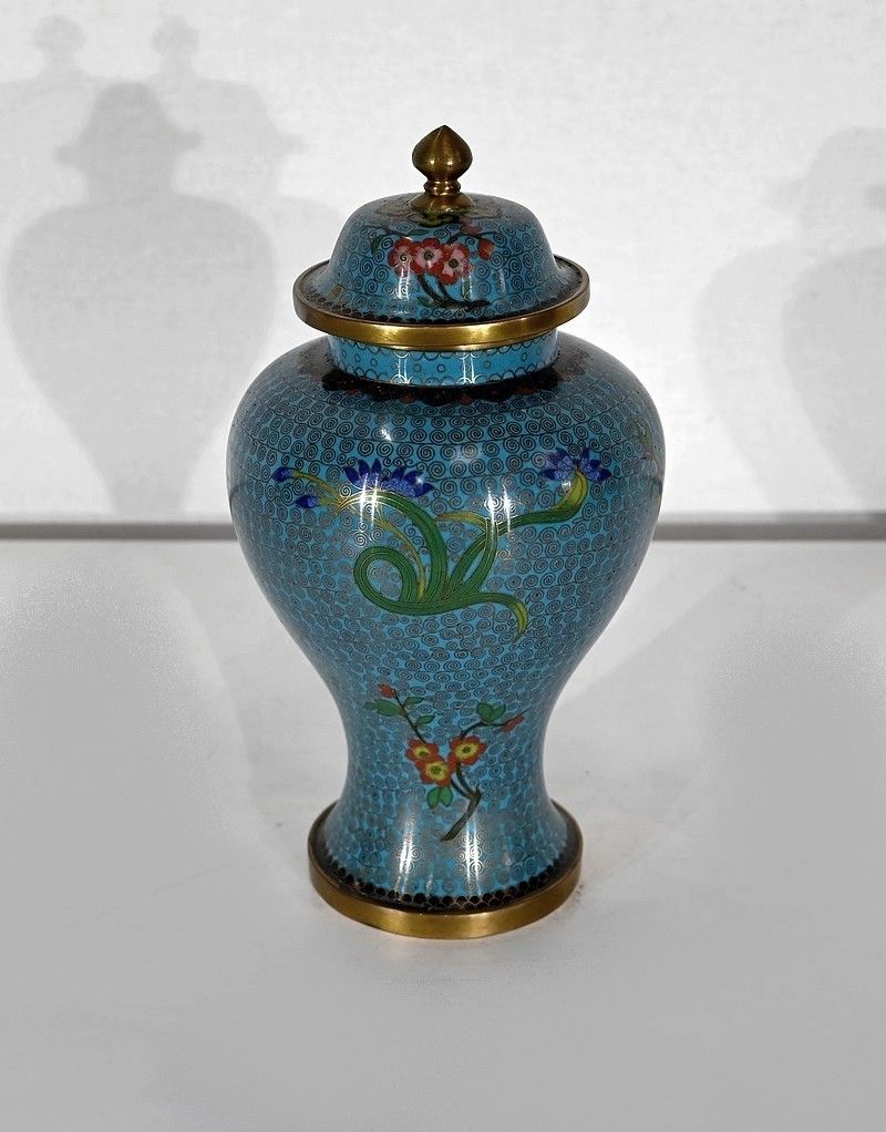 Potiche In Cloisonné Enamels And Bronze, Japan   Late 19th Century