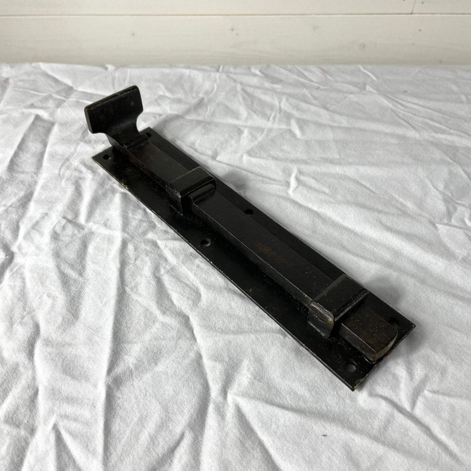 Set Of 3 Large Reclaimed Iron Tower Bolts photo furniture