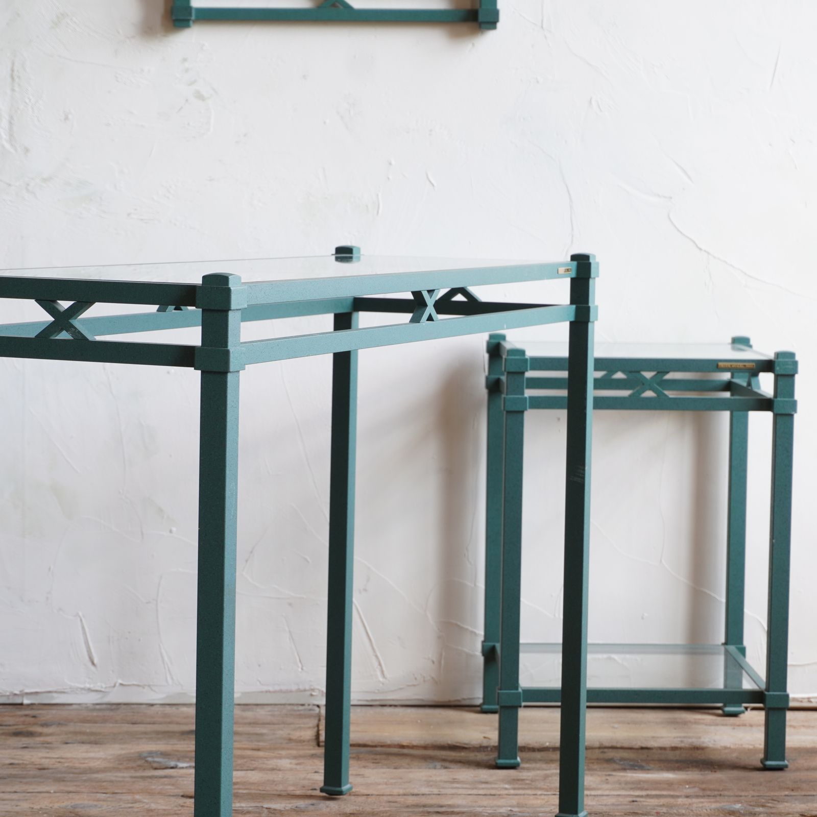 Pierre Vandel Console Table, Entryway Side Tables And Mirror photo 1490.0