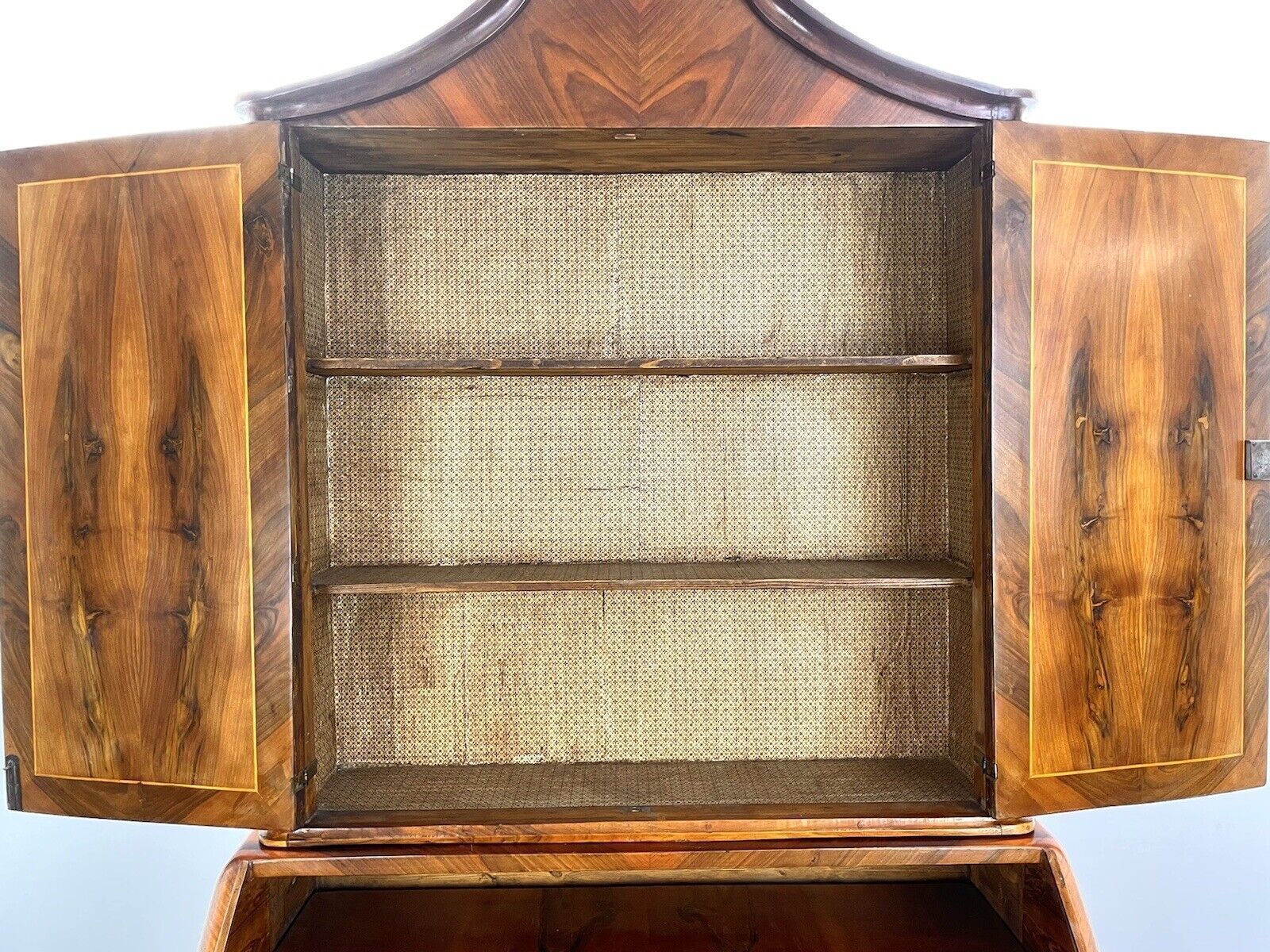 18th Century, Dutch Inlaid / Marquetry, Walnut Bookcase Bureau photo furniture