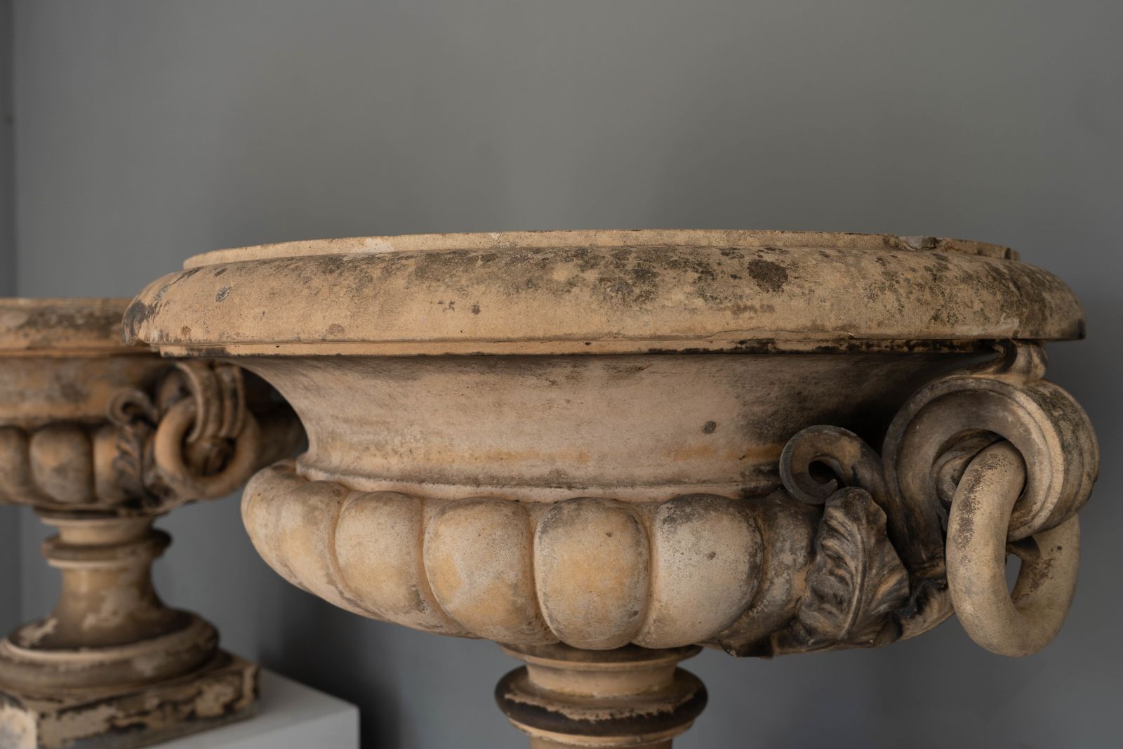 Pair Of Antique James Pulham Garden Urns photo vintage