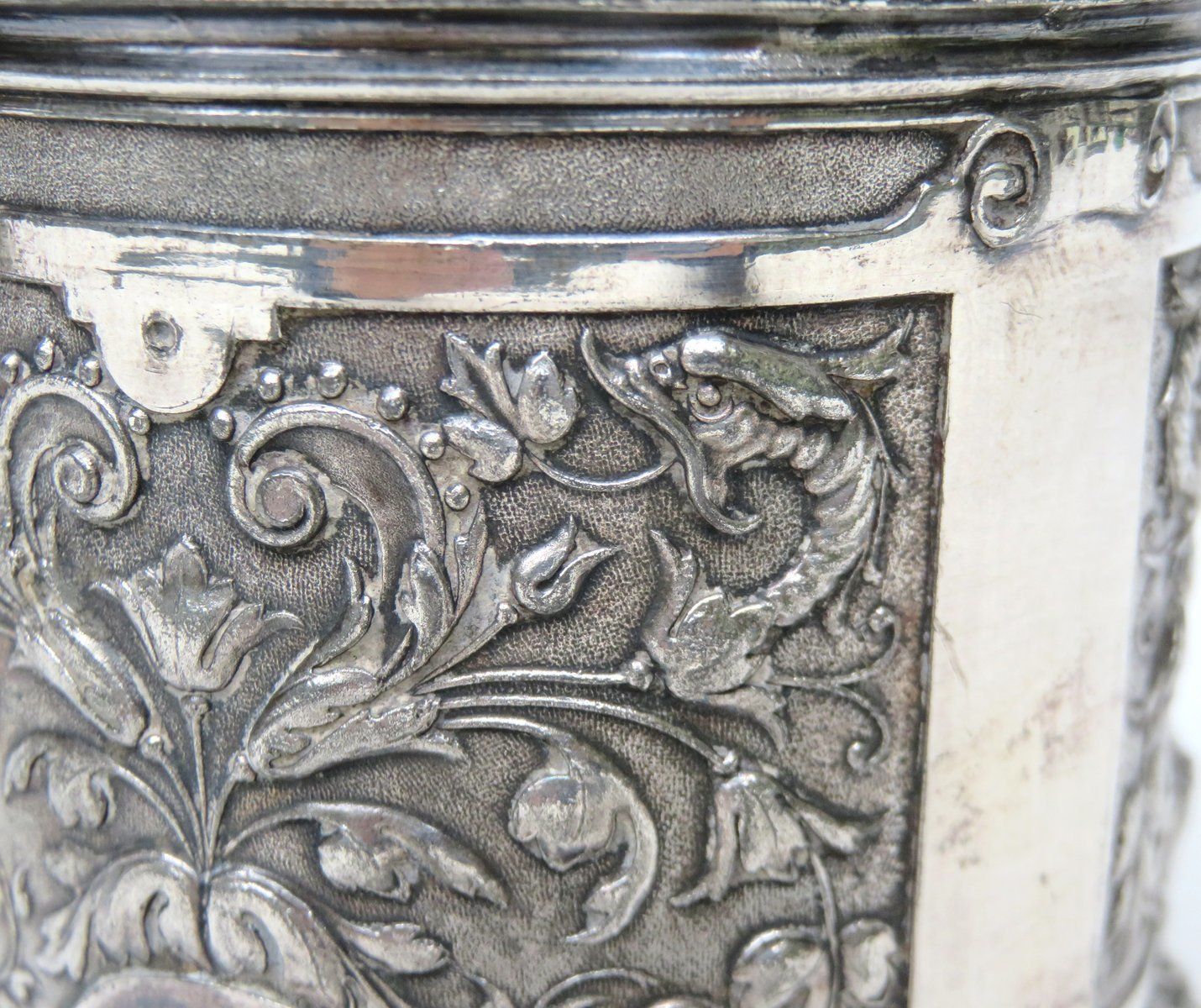 1139.85 Tin Wine Bottle Stand By A. Reith, 1880s, Set Of 2 photo
