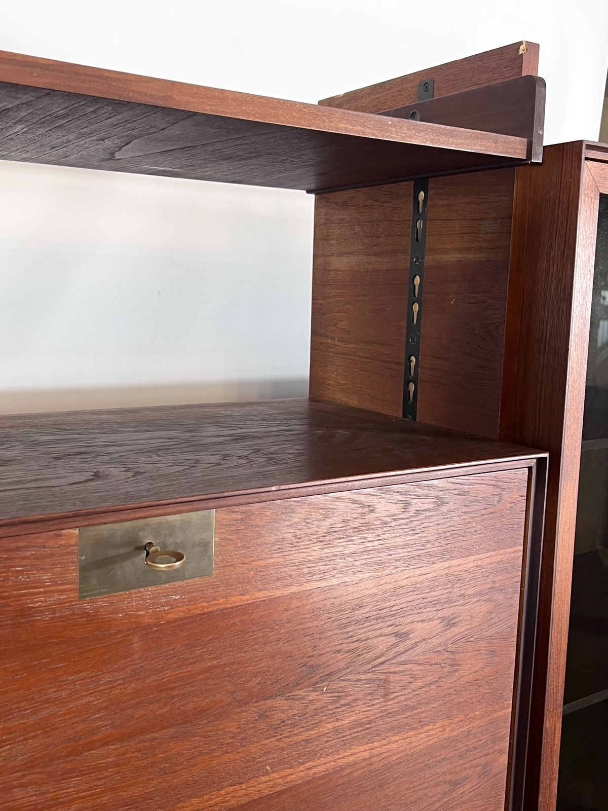 5951.4 Mid Century Modular Bookcase By Edmondo Palutari For Dassi, Italy, 1950s photo