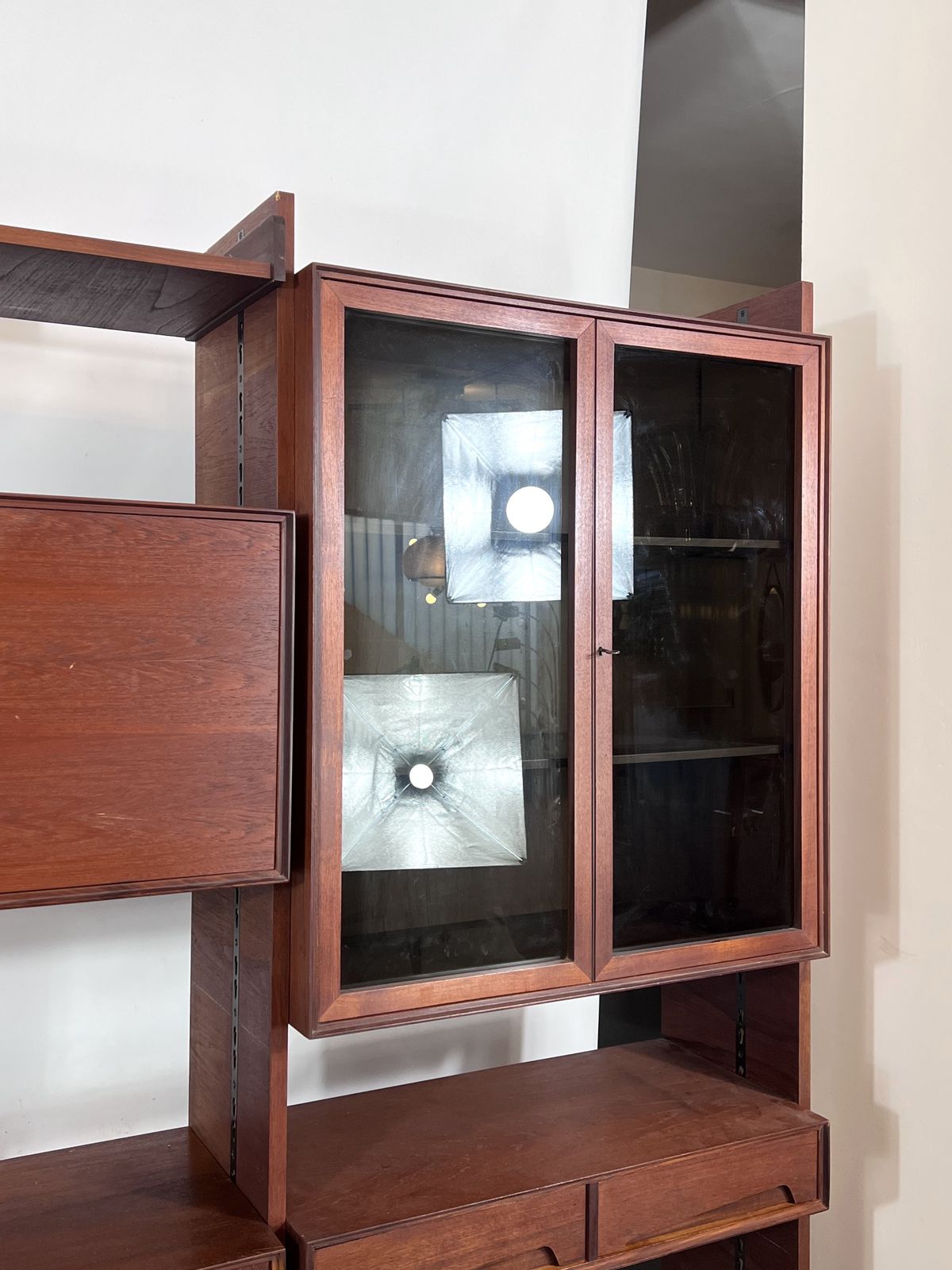 photo buy Mid Century Modular Bookcase By Edmondo Palutari For Dassi, Italy, 1950s