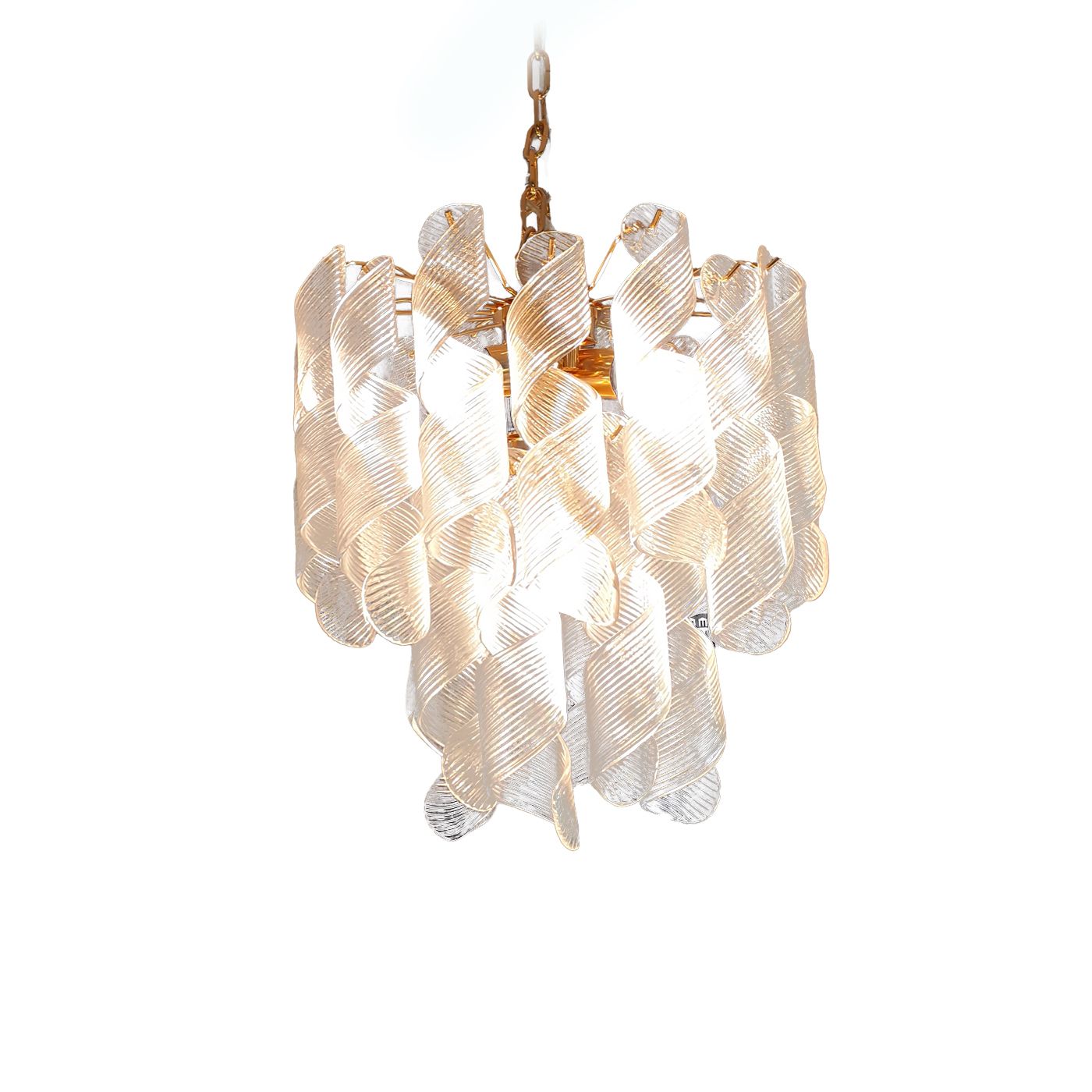 Impressive Murano Glass Sputnik Chandelier Virgola Like Mazzega Zuccheri Venini Barovier Style photo for sale