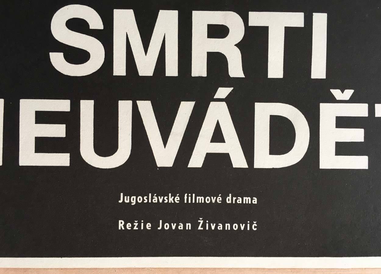 Movie Poster, Do Not Mention The Cause Of Death, Jaromír Gal, 1969 photo 57.0