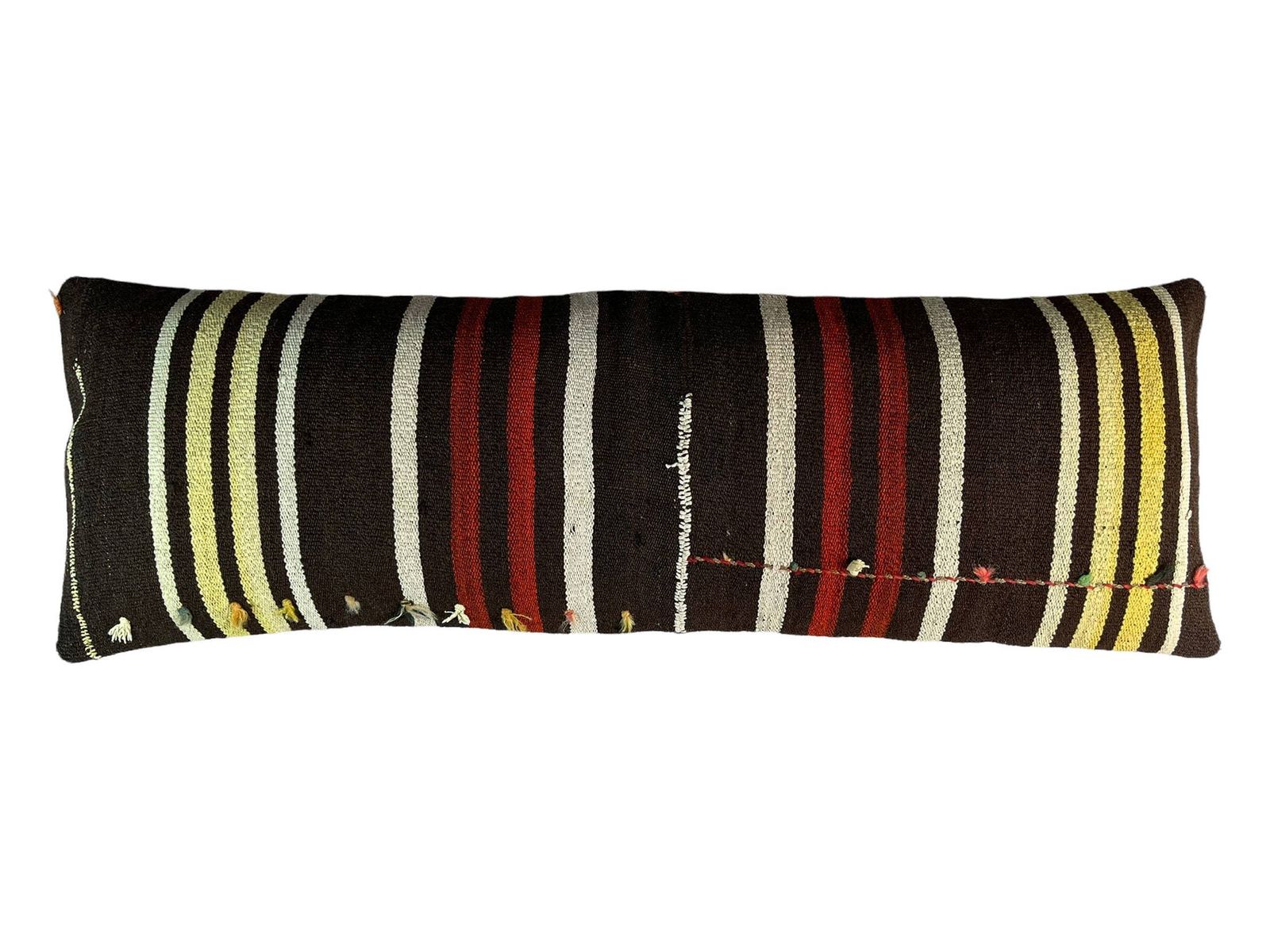 photo for sale Uniek Kelim Kussen, Turkish Kilim Pillow, Kussenhoes 16"×48", Bankkussen, Buitenkussen, Kelim Kussenhoes 120×40 Cm