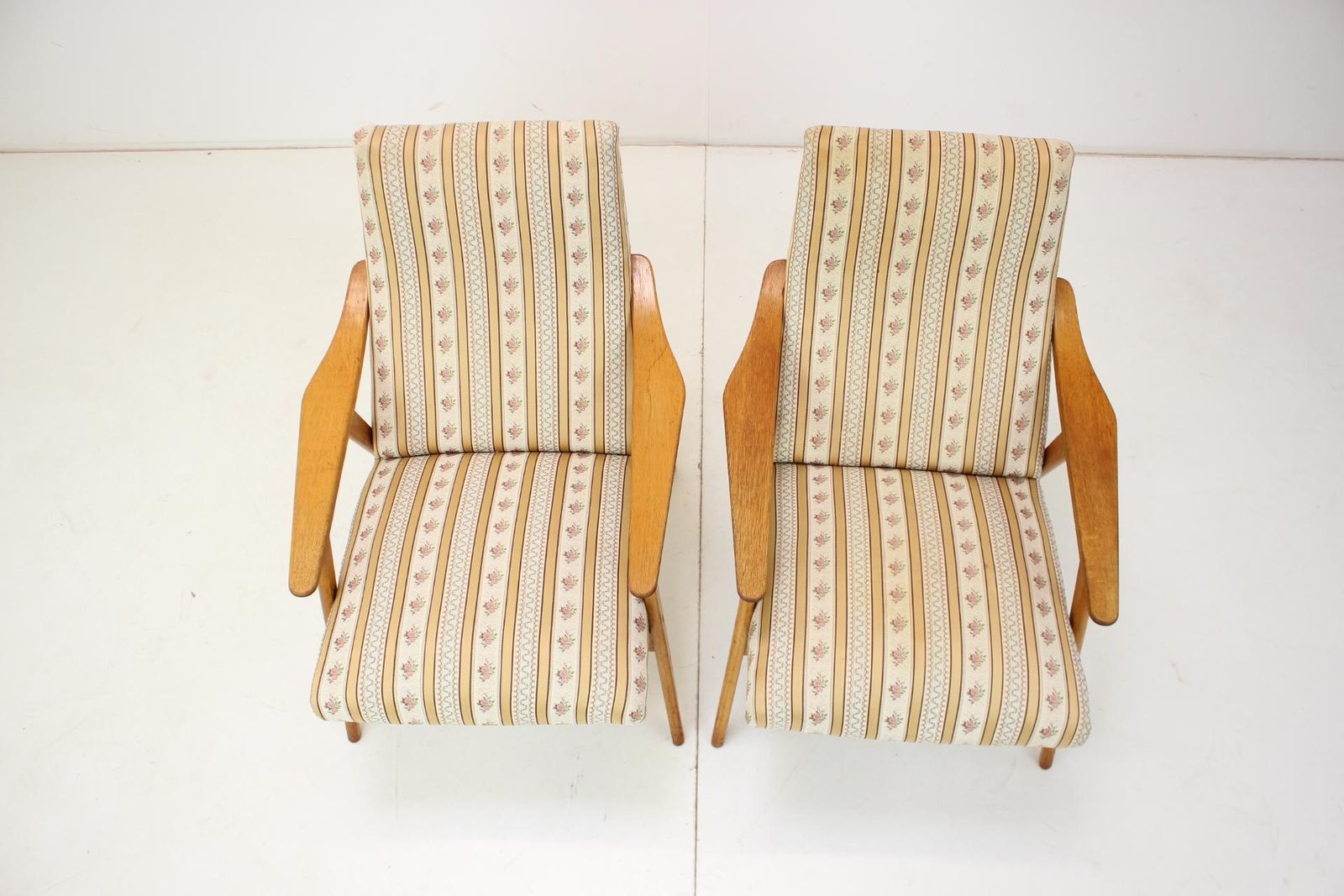 1960s Pair Of Midcentury Armchairs, Czechoslovakia photo for sale