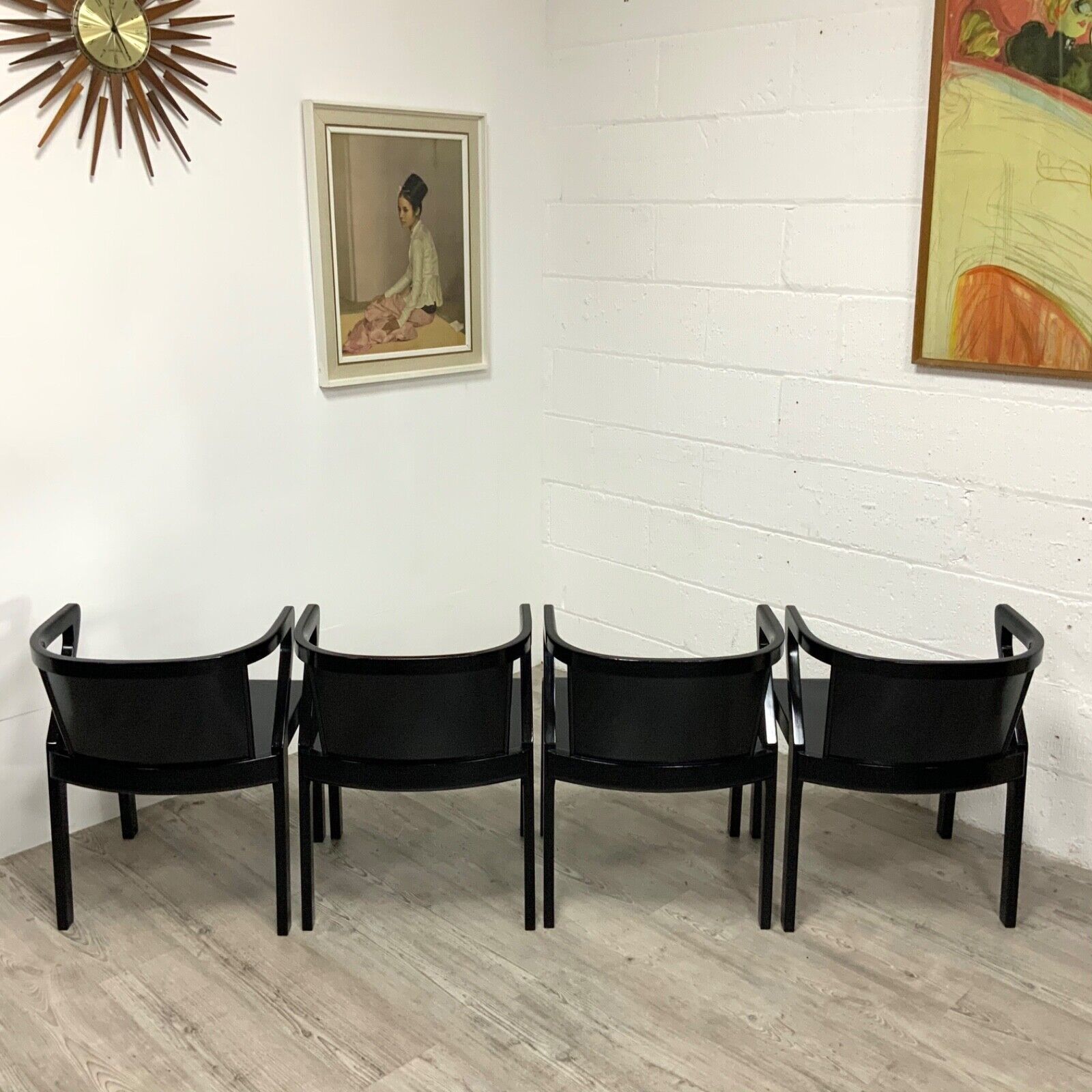 A Set Of 4 X Alvar Aalto 1930s Model No 2 /15 Stacking Dining Chairs For Finmar photo buy