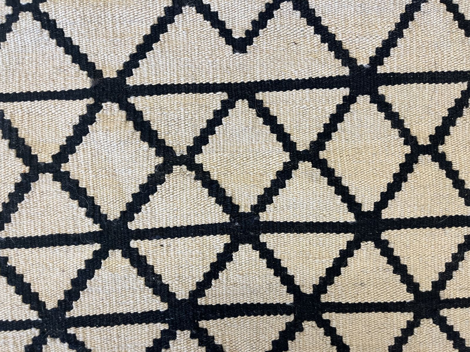 Contemporary Cream Kilim Rug, Early 20th Century photo Textiles