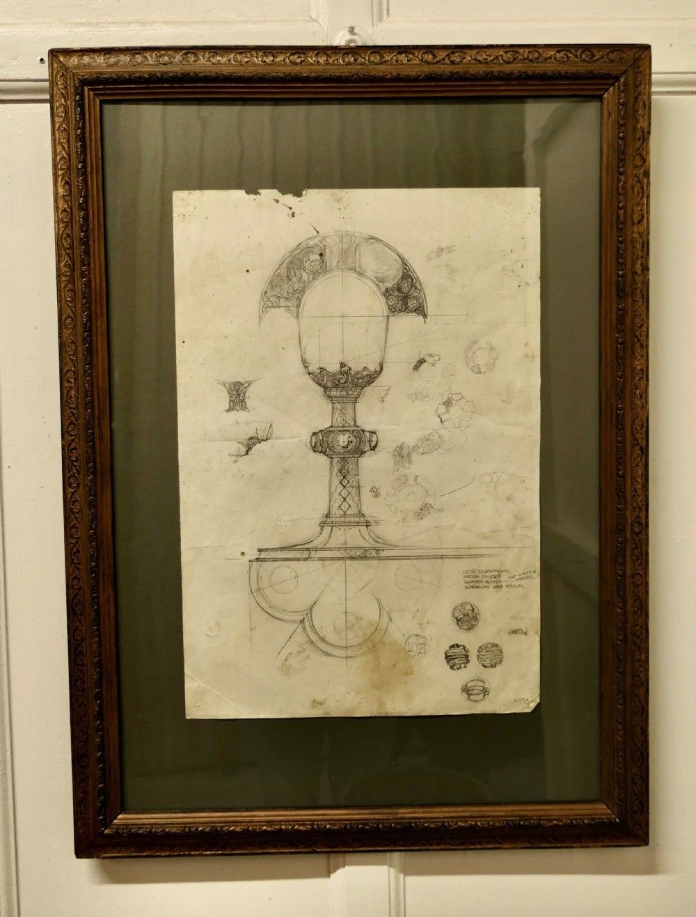 Design For A Silver Church Chalice, Illustration Attributed To Amor Fenn