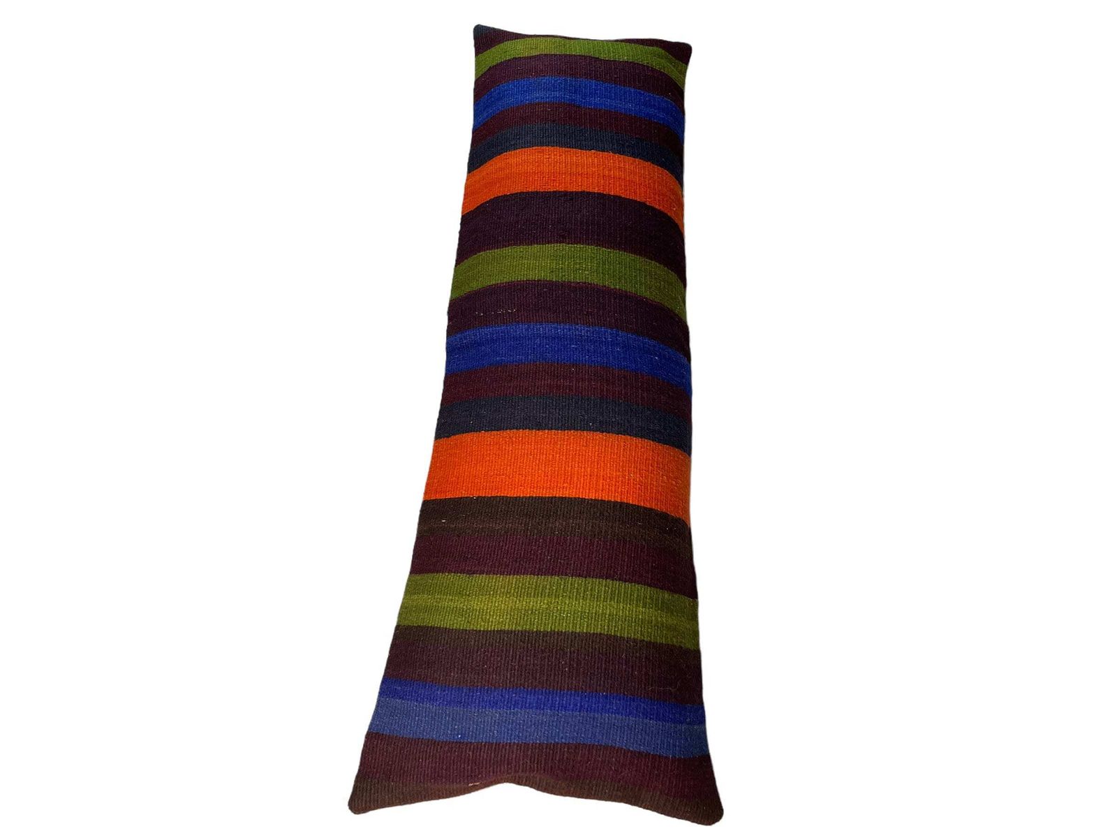 Uniek Kelim Kussen, Turkish Kilim Pillow, Kussenhoes 16"×48", Bankkussen, Buitenkussen, Kelim Kussenhoes 120×40 Cm photo vinterior