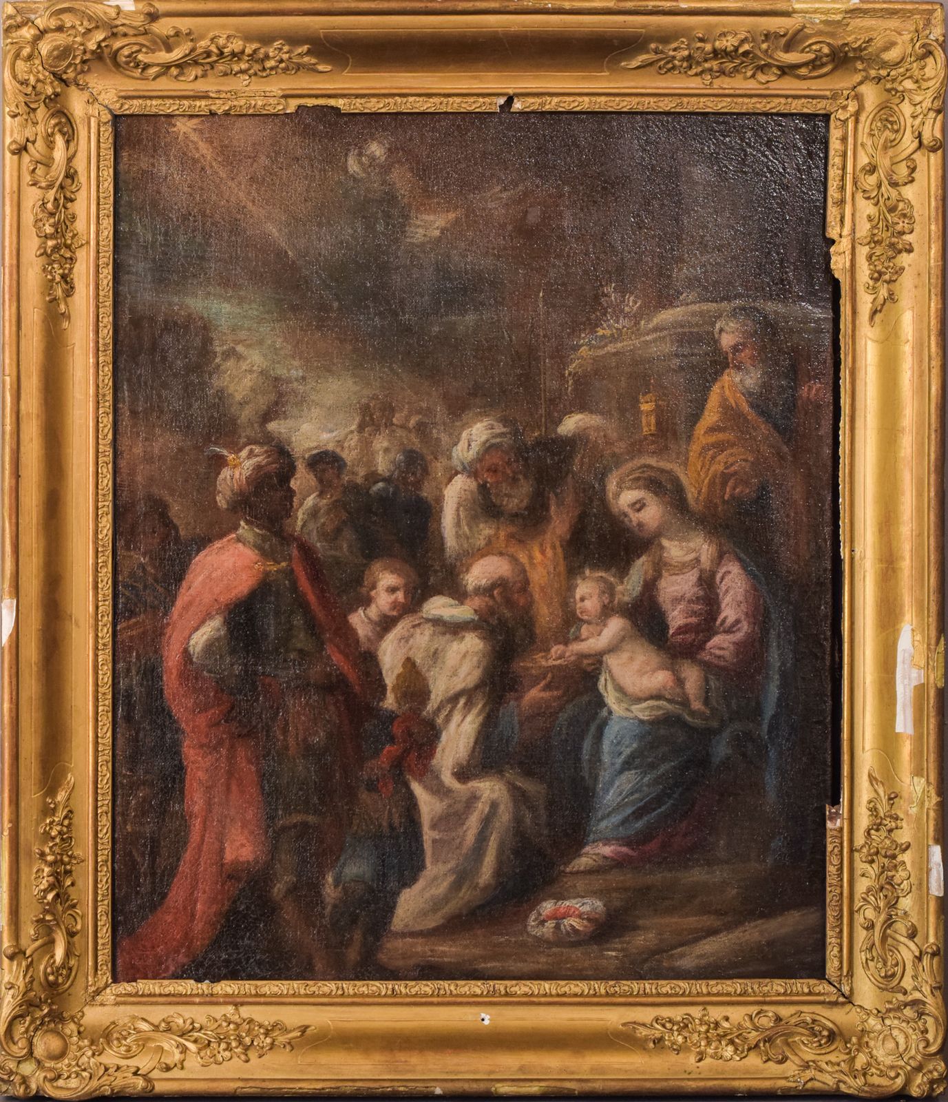 Old Master Painting   Nativity Of Jesus photo furniture