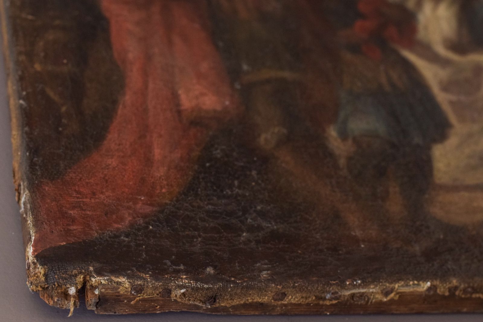 photo vintage Old Master Painting   Nativity Of Jesus