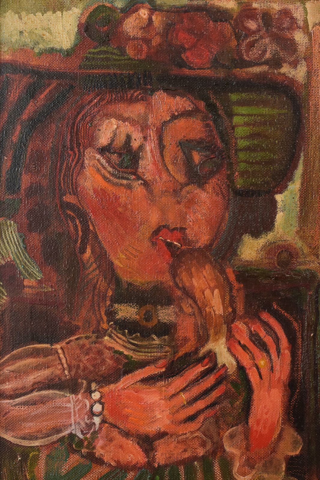 Stel Dat Luncht, Jaren 1970, Olieverf Op Doek photo buy