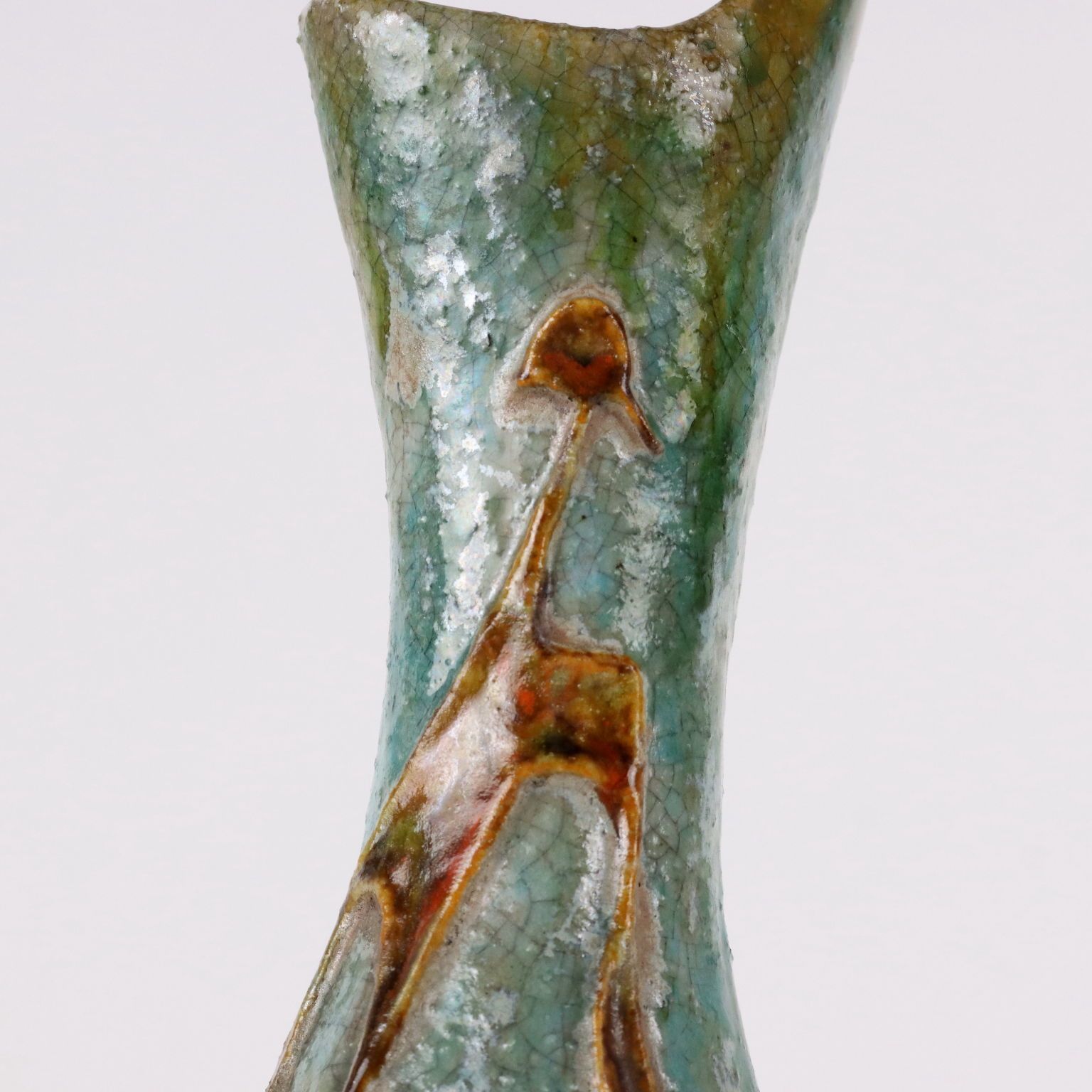 C. Zauli Vase Terracotta Italy 1950s photo Home Decor