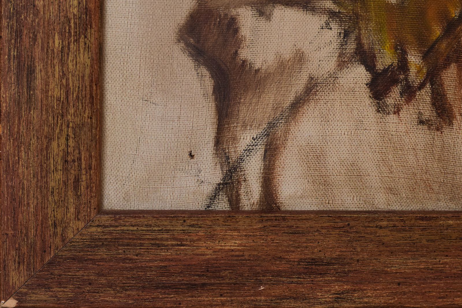 Kunst Afrikaanse Dansende Krijger Met Haan photo